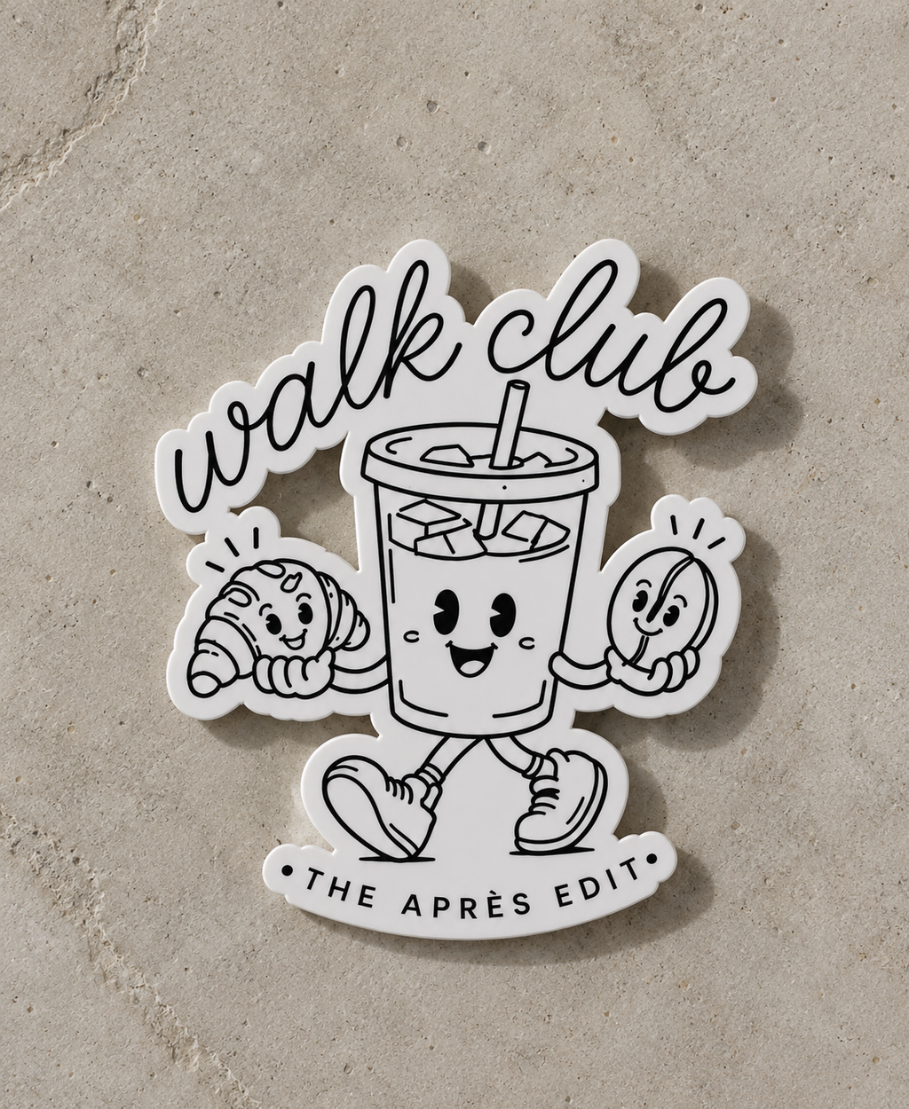 Espresso Walk Club Sticker