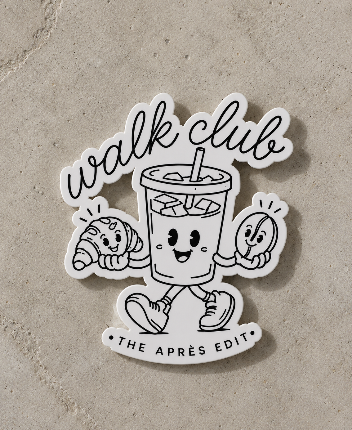 Espresso Walk Club Sticker