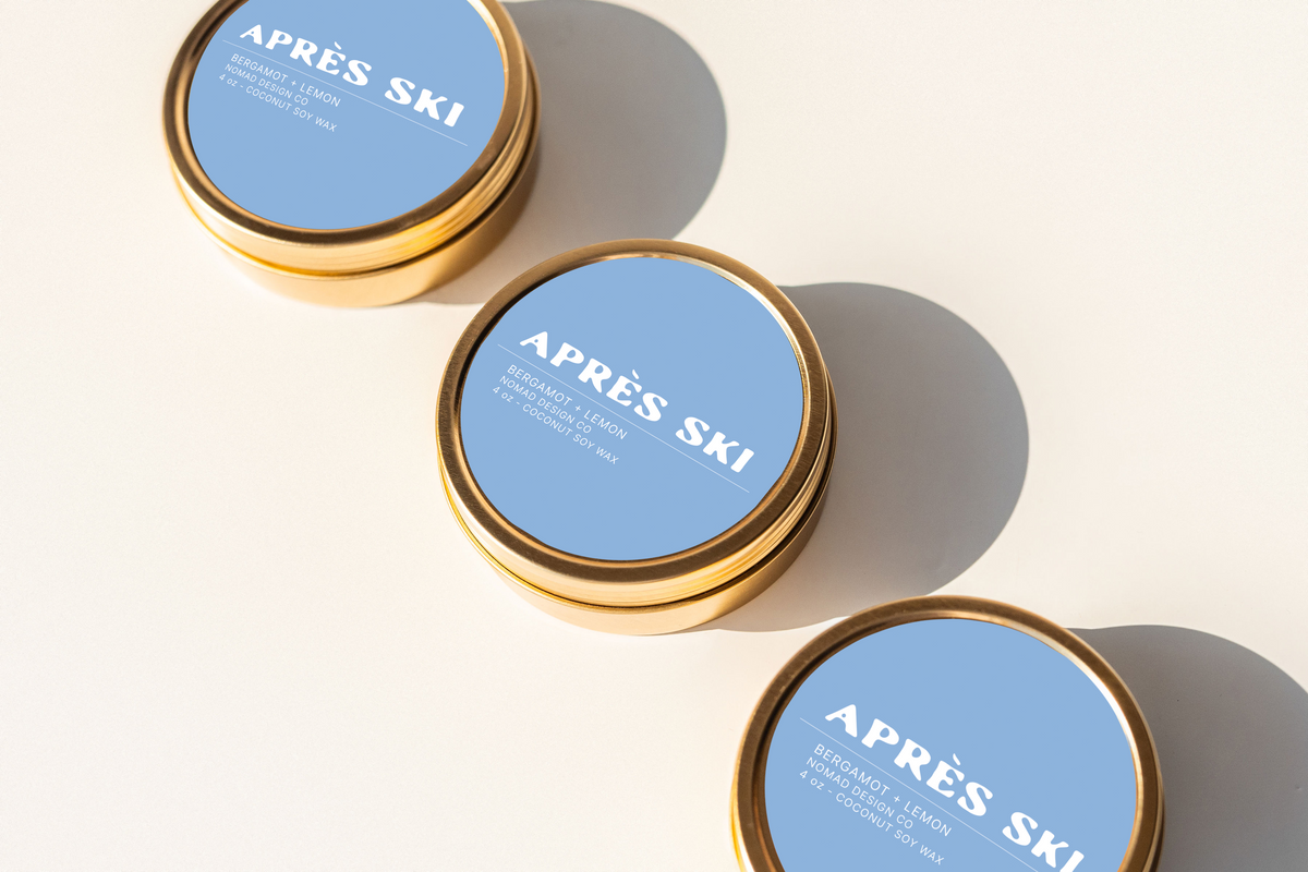 Après Ski Travel Tin Candle