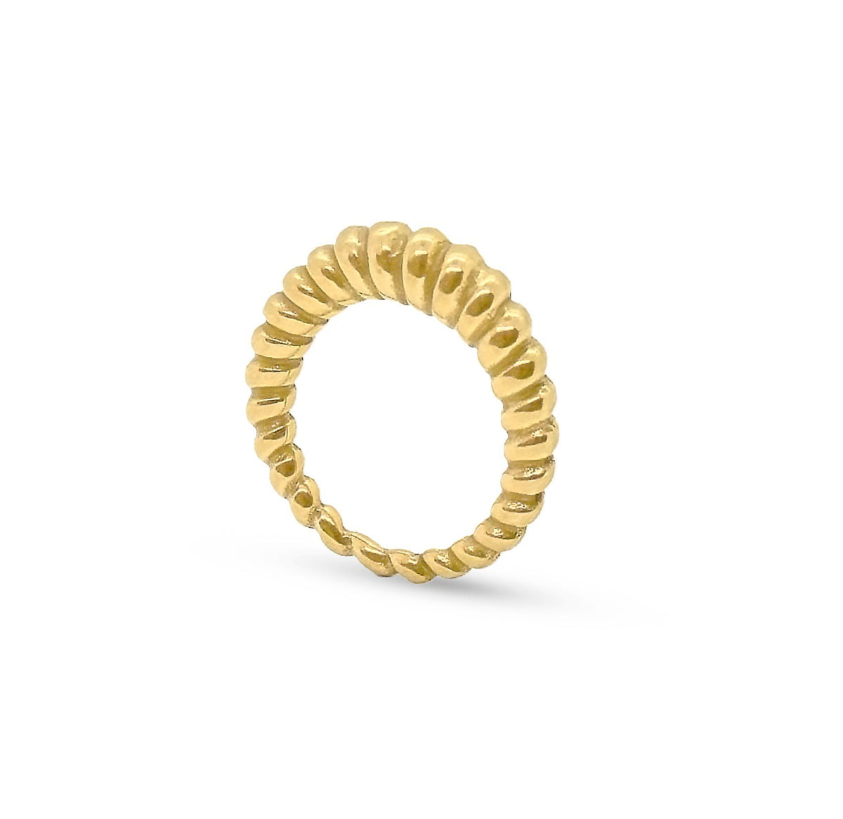 CAMRON THIN GOLD CROISSANT RING