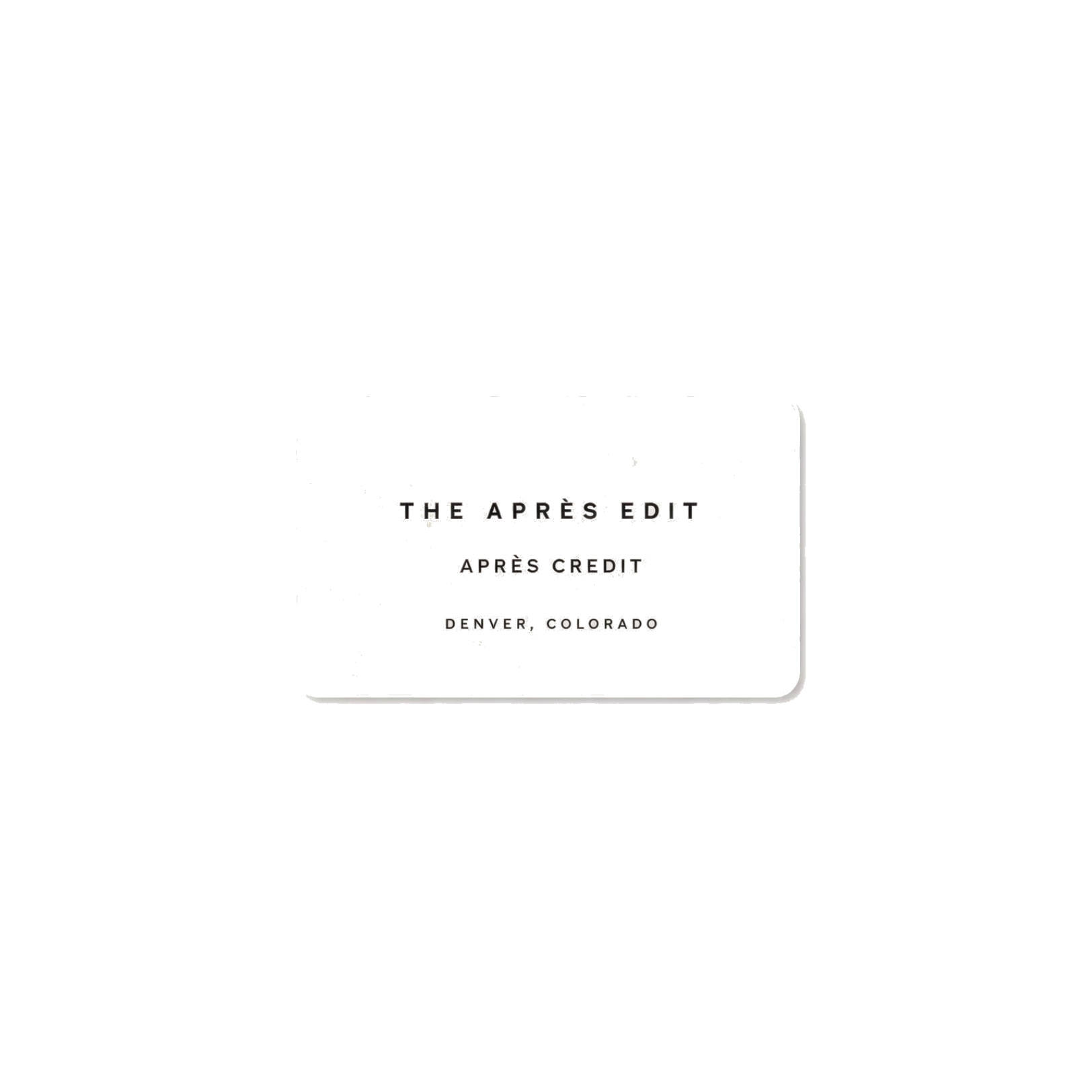 Après Credit - Gift Card