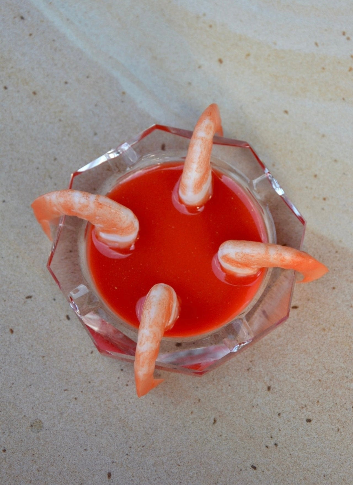 SHRIMP COCKTAIL ASHTRAY